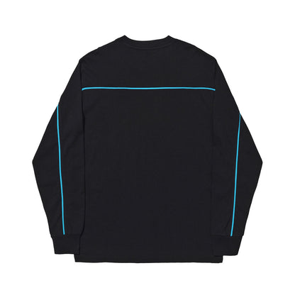 Helas 'Lines' Long Sleeve T-Shirt (Black)