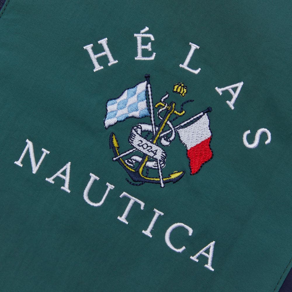 Helas X Nautica Tracksuit Jacket (Beige / Green / Navy)