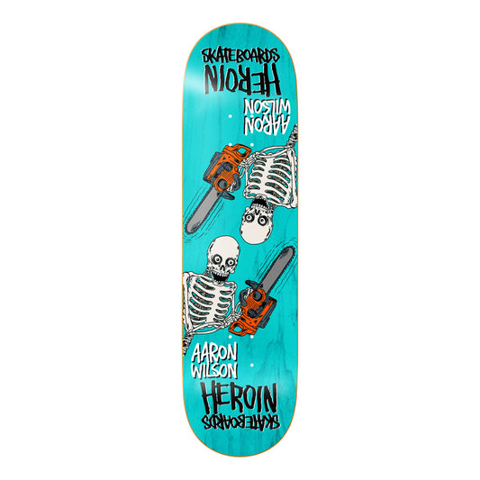 Heroin 'Aaron Wilson Chainsaw Skeletons' 8.5" Deck