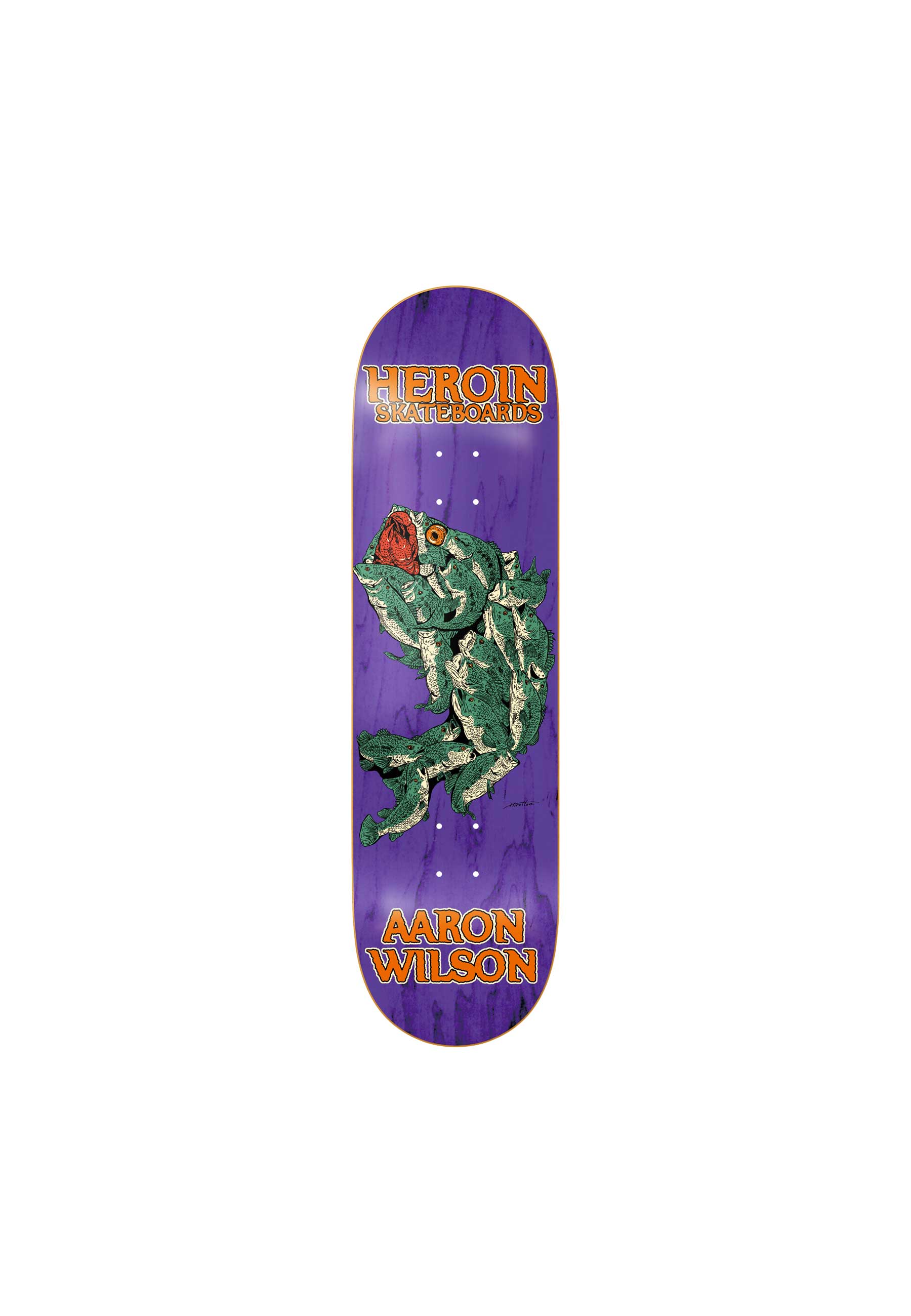 Heroin 'Aaron Wilson Fish' 8.75" Deck