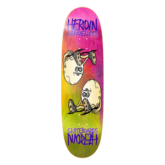 Heroin 'Egg Rainbow' 8.75" Deck