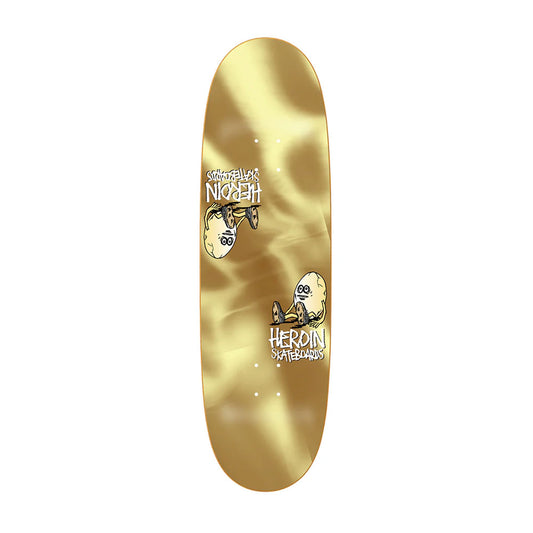 Heroin 'The Symmetrical Gold Egg' 9.25" Deck