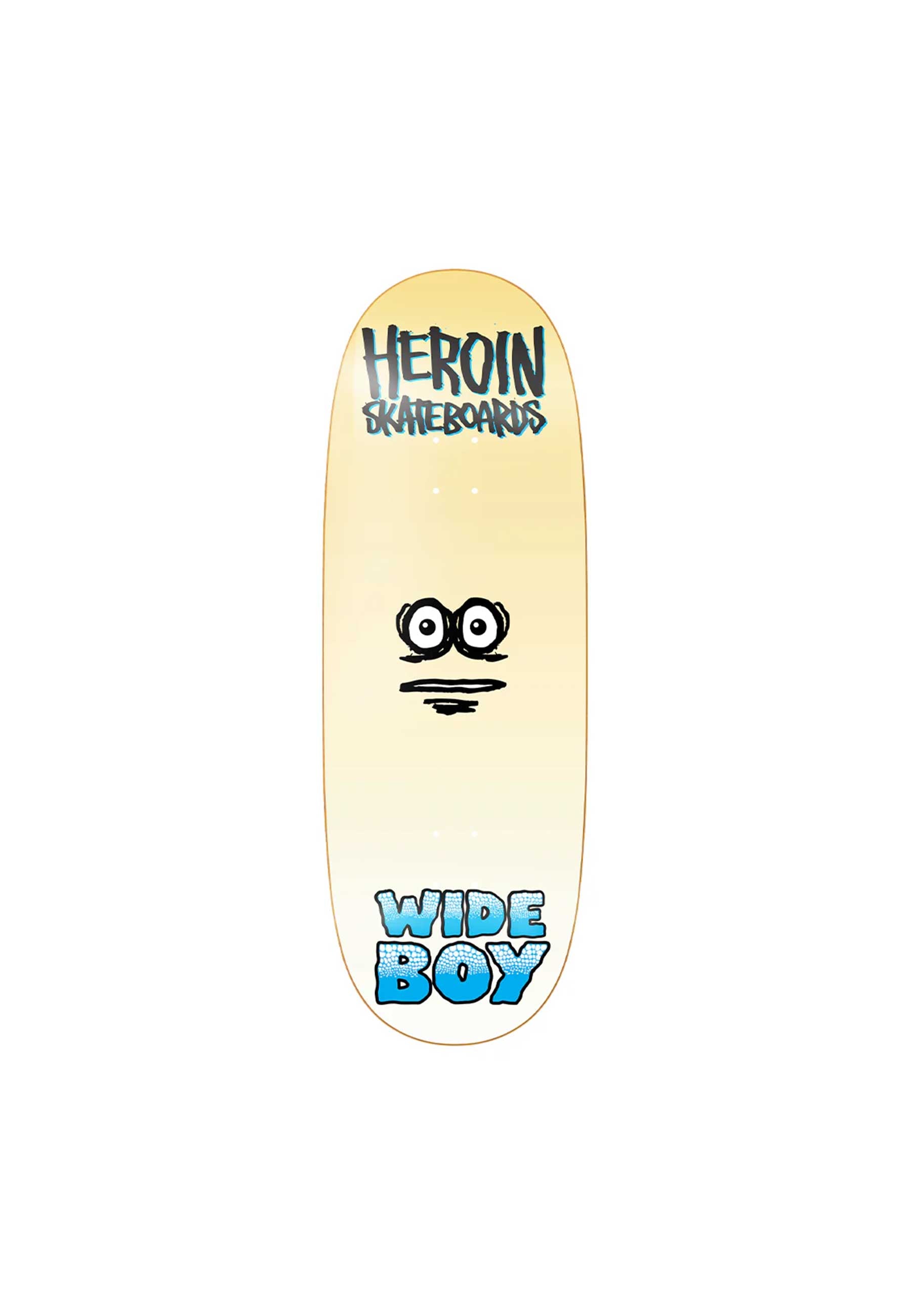 Heroin 'Wide Boy Face' 10.75" Deck