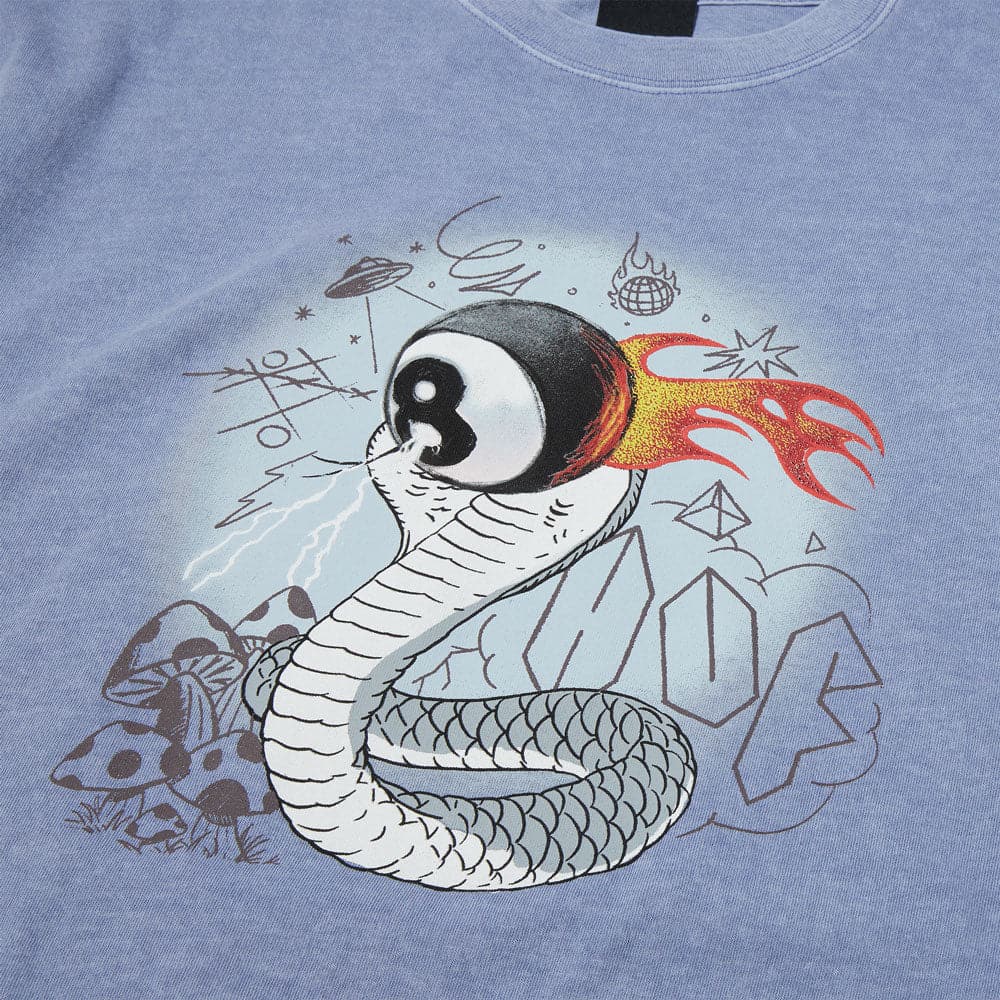 HUF 'Cobra-Baller Washed' T-Shirt (Vintage Violet)