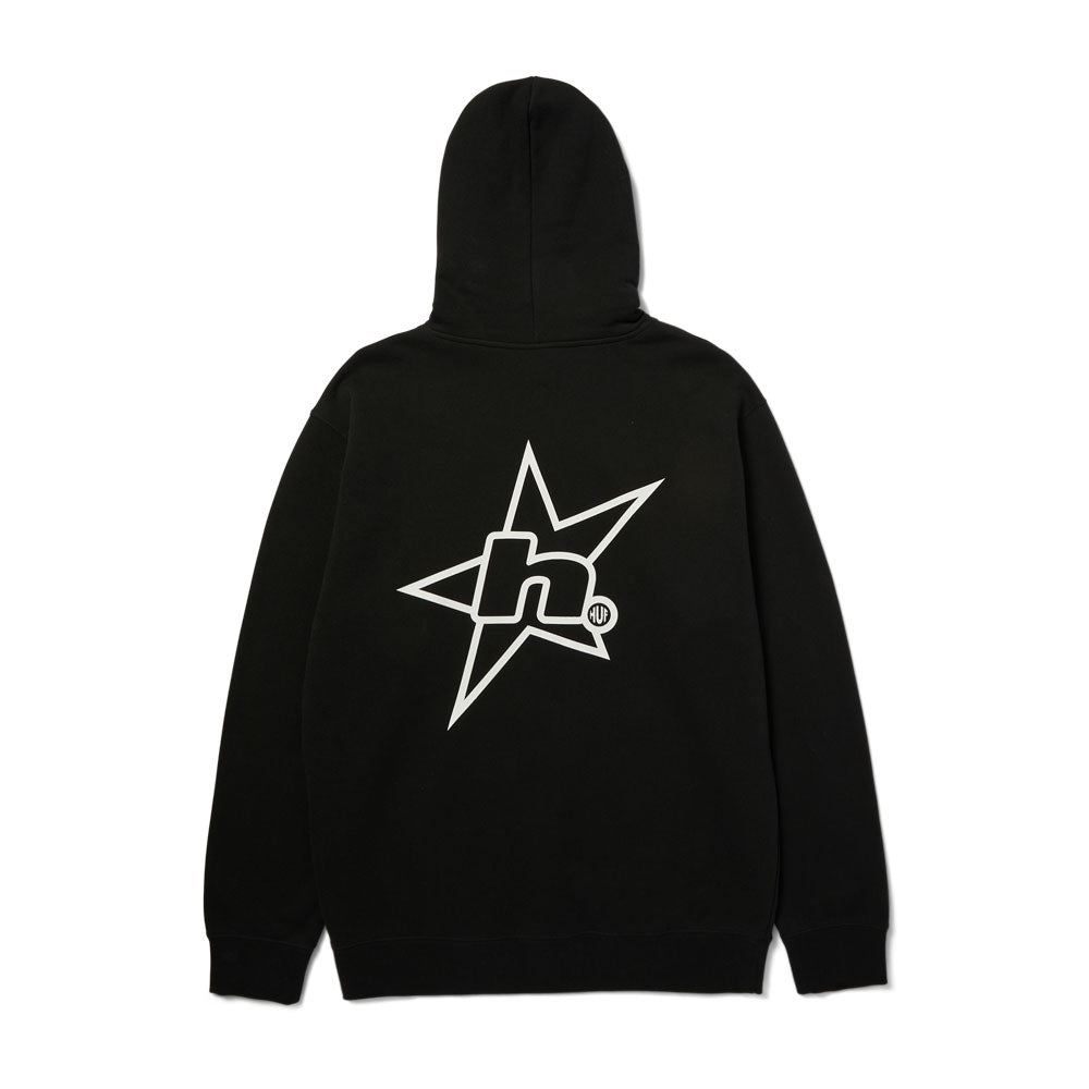 HUF 'H Star Logo' Hood (Black)