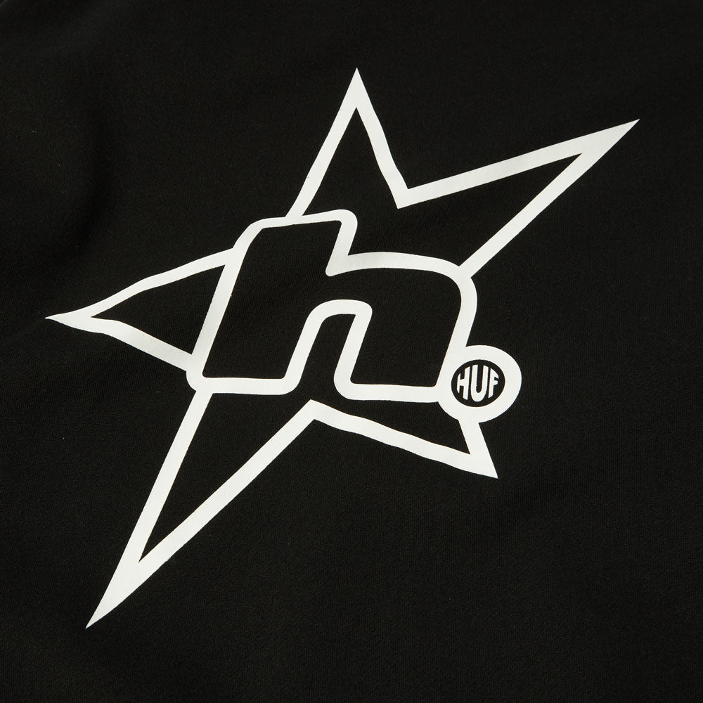 HUF 'H Star Logo' Hood (Black)