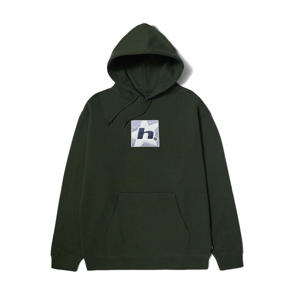 HUF 'H Star' Hood (Hunter Green)