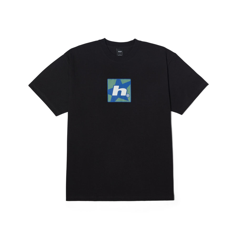 HUF 'H Star' T-Shirt (Black)