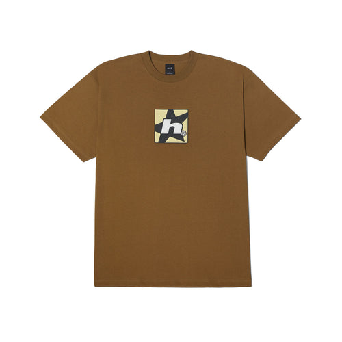 HUF 'H Star' T-Shirt (Mud)