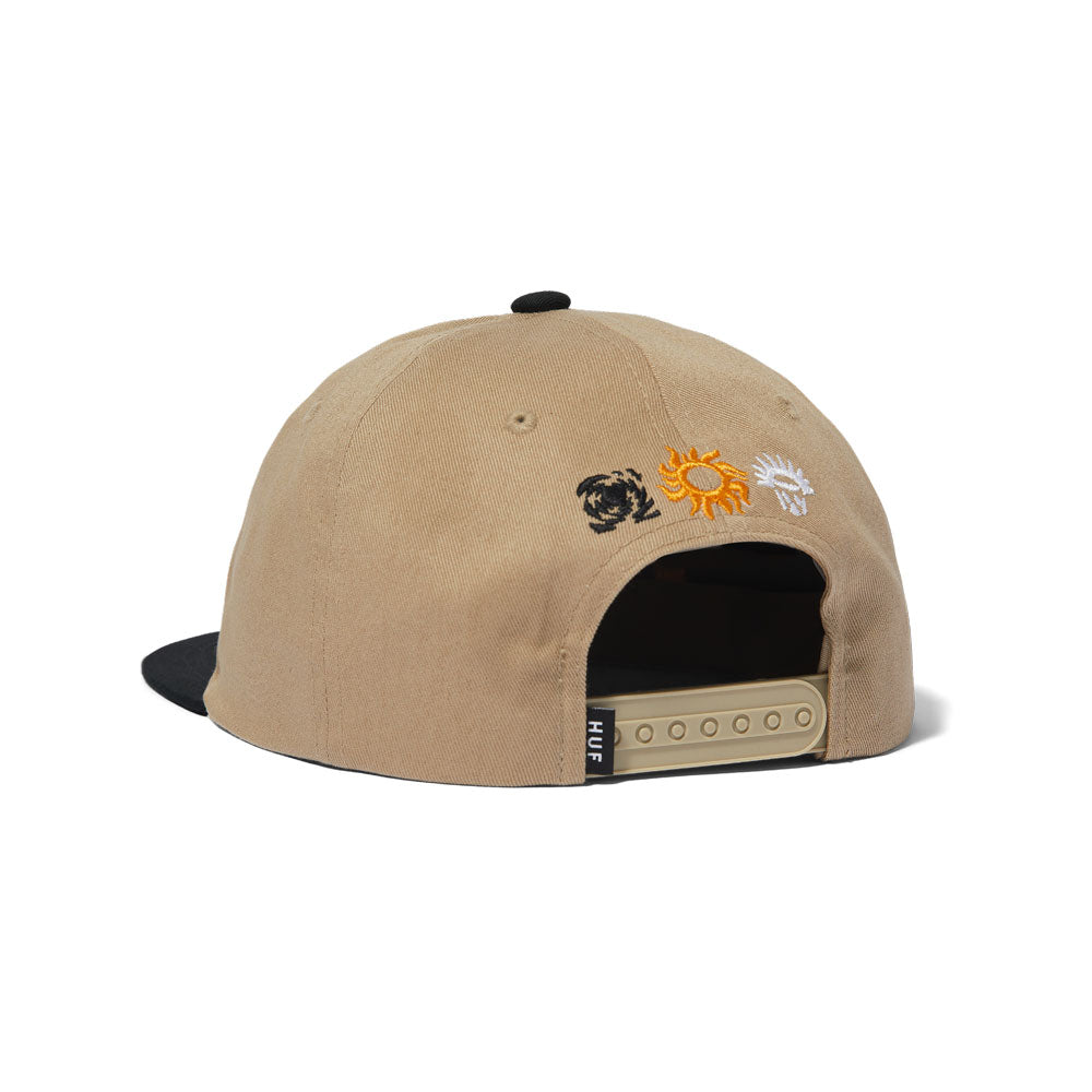 HUF 'Movement' 6 Panel Hat (Brown)