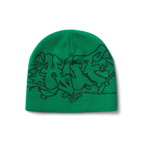 HUF 'Outlines' Skull Beanie (Green)