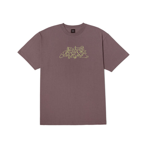 HUF 'Outlines' T-Shirt (Light Plum)