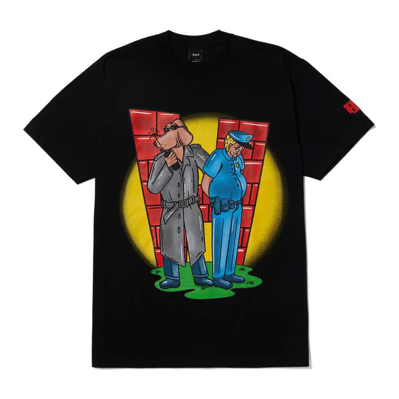 HUF 'Unlawful' T-Shirt (Black)