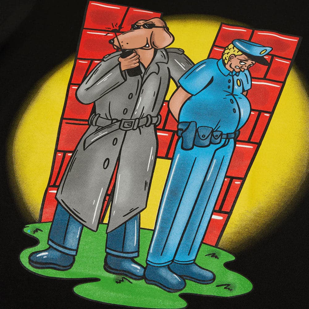 HUF 'Unlawful' T-Shirt (Black)