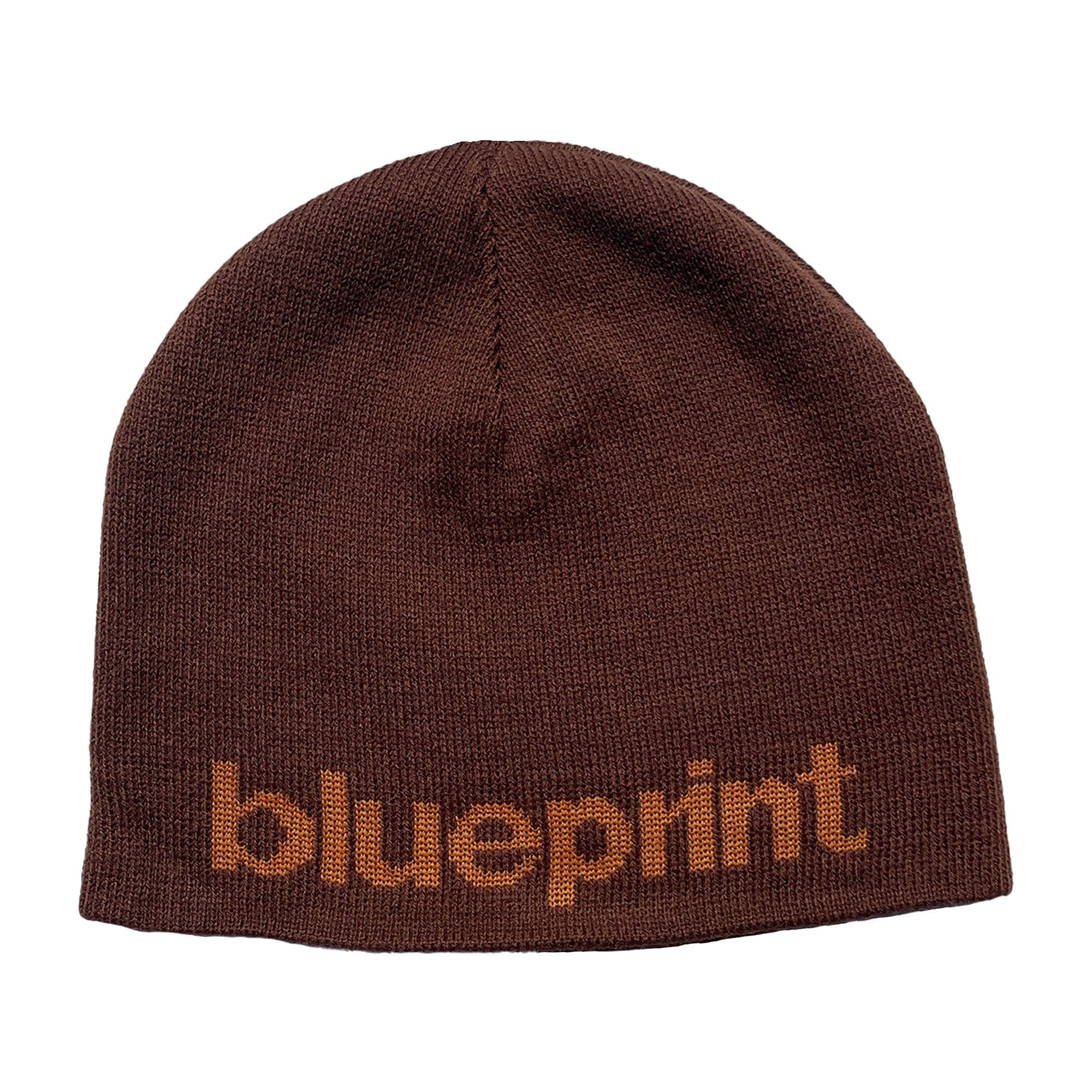 Blueprint Beanie (Brown) VINTAGE 00s