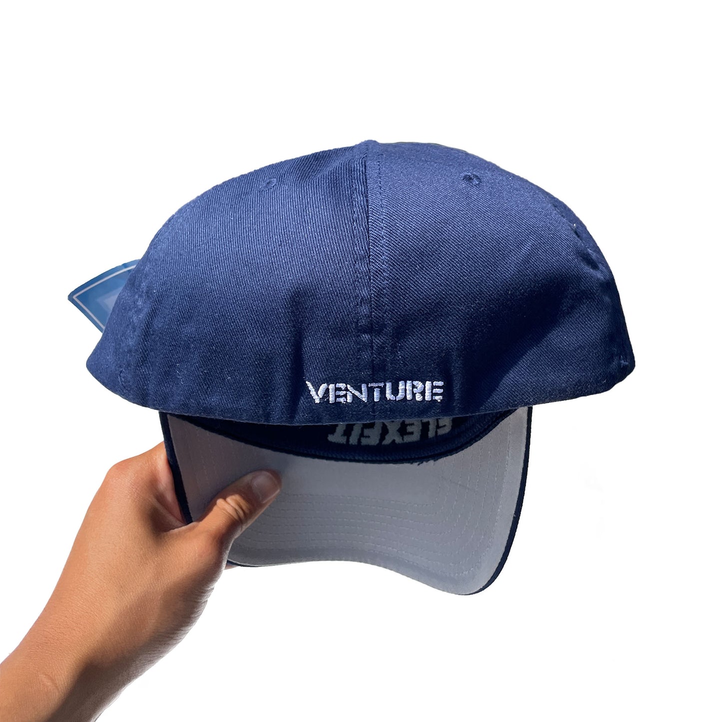 Venture 'V Logo' Flex-Fit Cap (Navy Blue) VINTAGE 00s