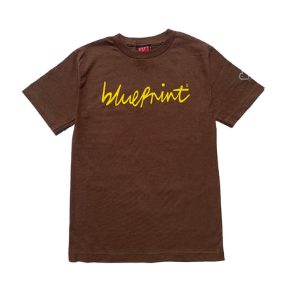 Blueprint T-Shirt (Brown) NOS 00s
