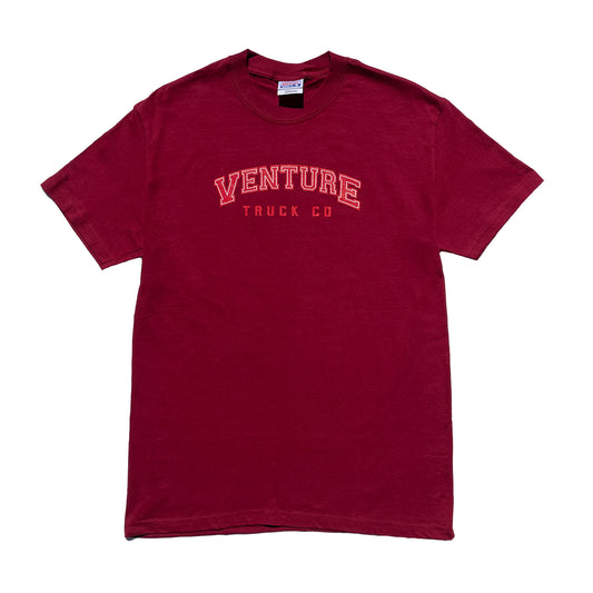 Venture Trucks 'Varsity' T-Shirt (Red) NOS 00s