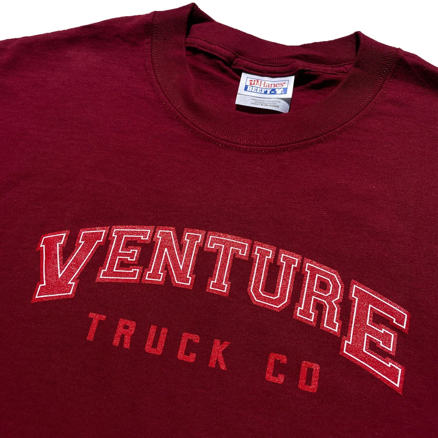 Venture Trucks 'Varsity' T-Shirt (Red) NOS 00s