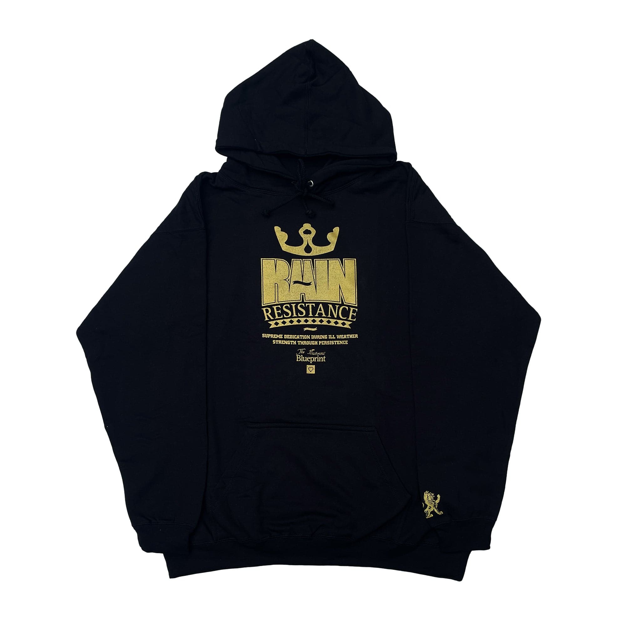 Blueprint 'Rain Resistance' Hoodie (Black) NOS 00s