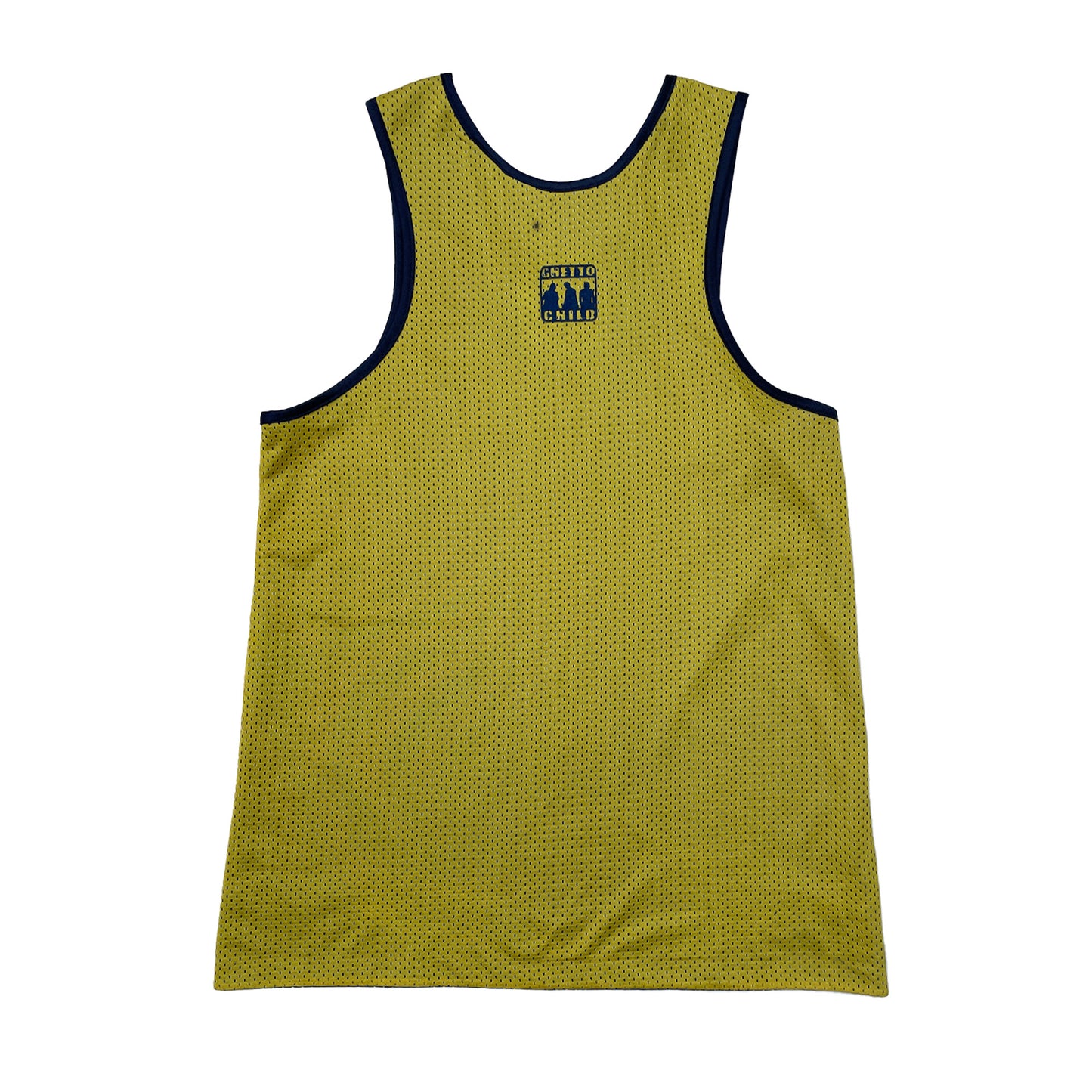 Ghetto Child 'Reversible' Basketball Jersey (Blue/Yellow) VINTAGE 90s