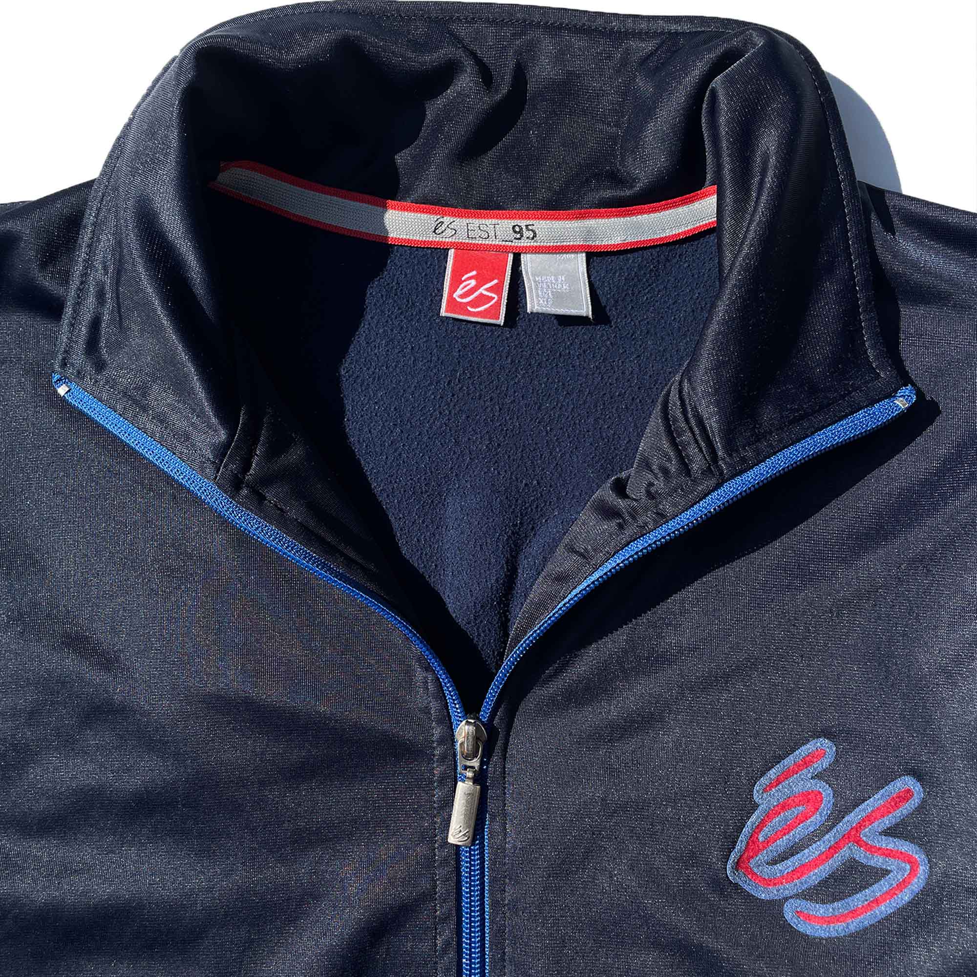 éS 'England' Zip-Up Track Jacket (Navy/Red/Blue) VINTAGE 00s