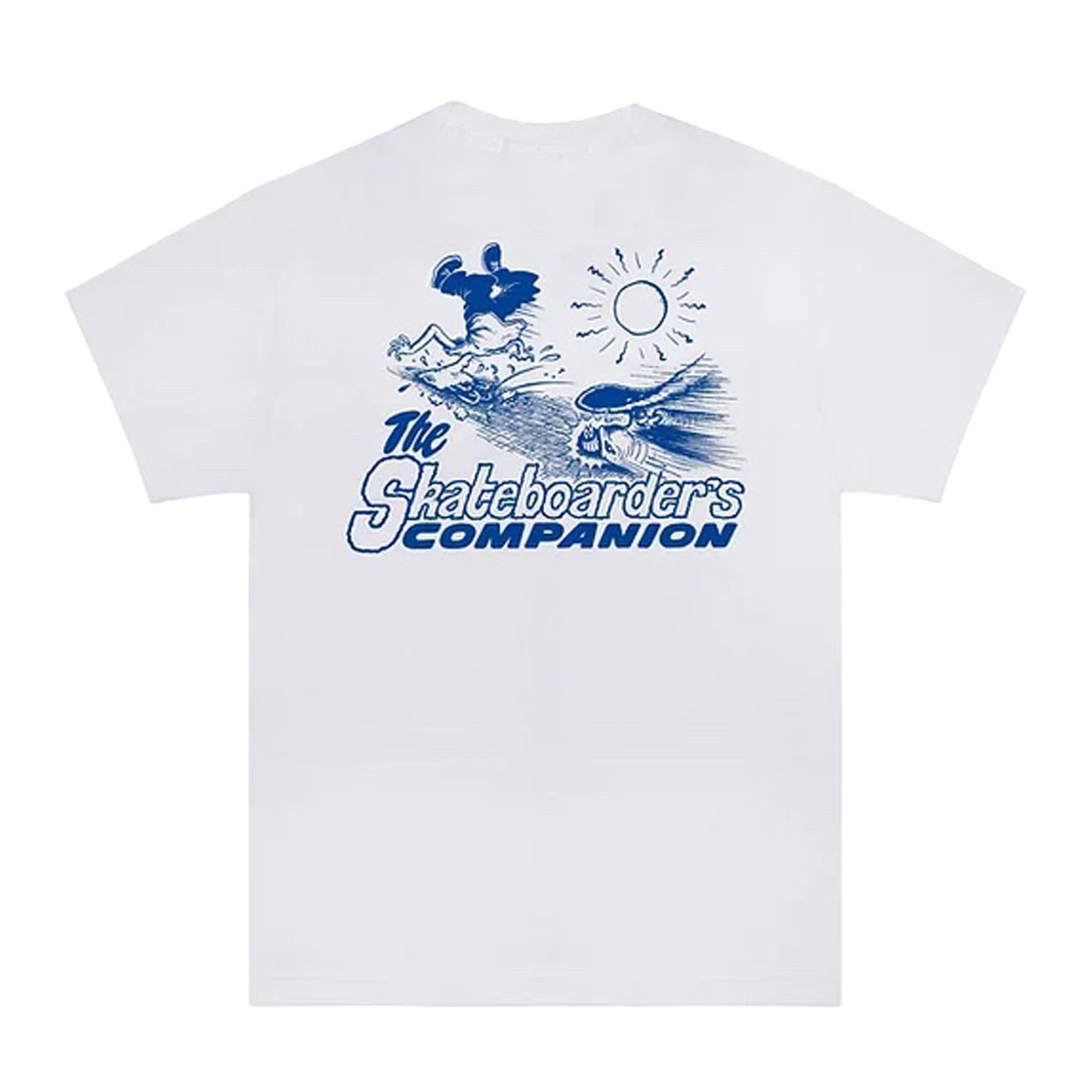The Skateboarder's Companion 'Cheesegrater' T-Shirt (White)