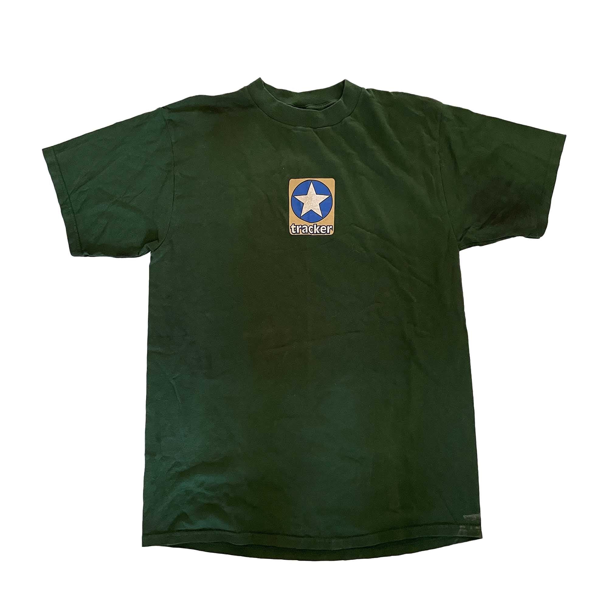 Tracker Trucks 'Star' T-Shirt (Green) VINTAGE 90s