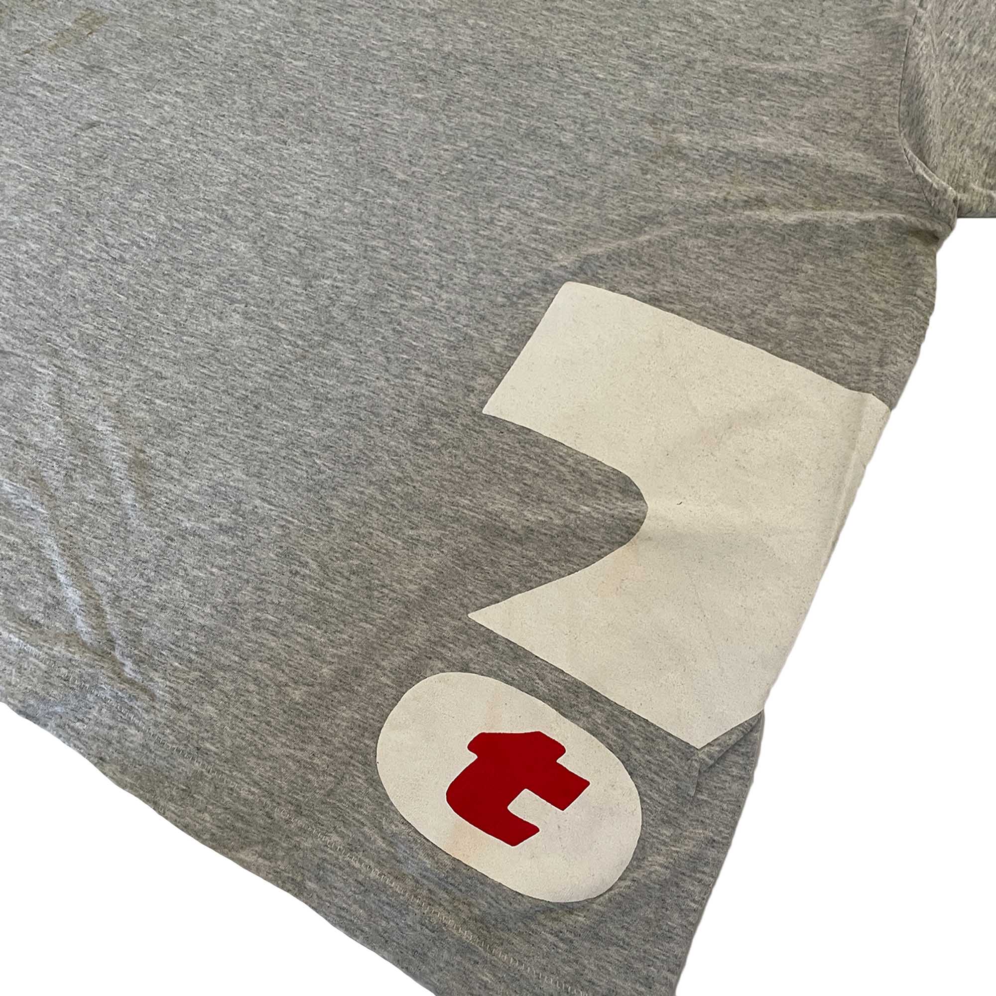 Tracker Trucks '?' Single Stitched T-Shirt (Grey) VINTAGE 90s