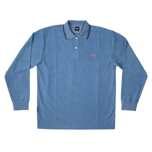 Baglady 'Thick Corduroy' Polo Shirt (Blue)