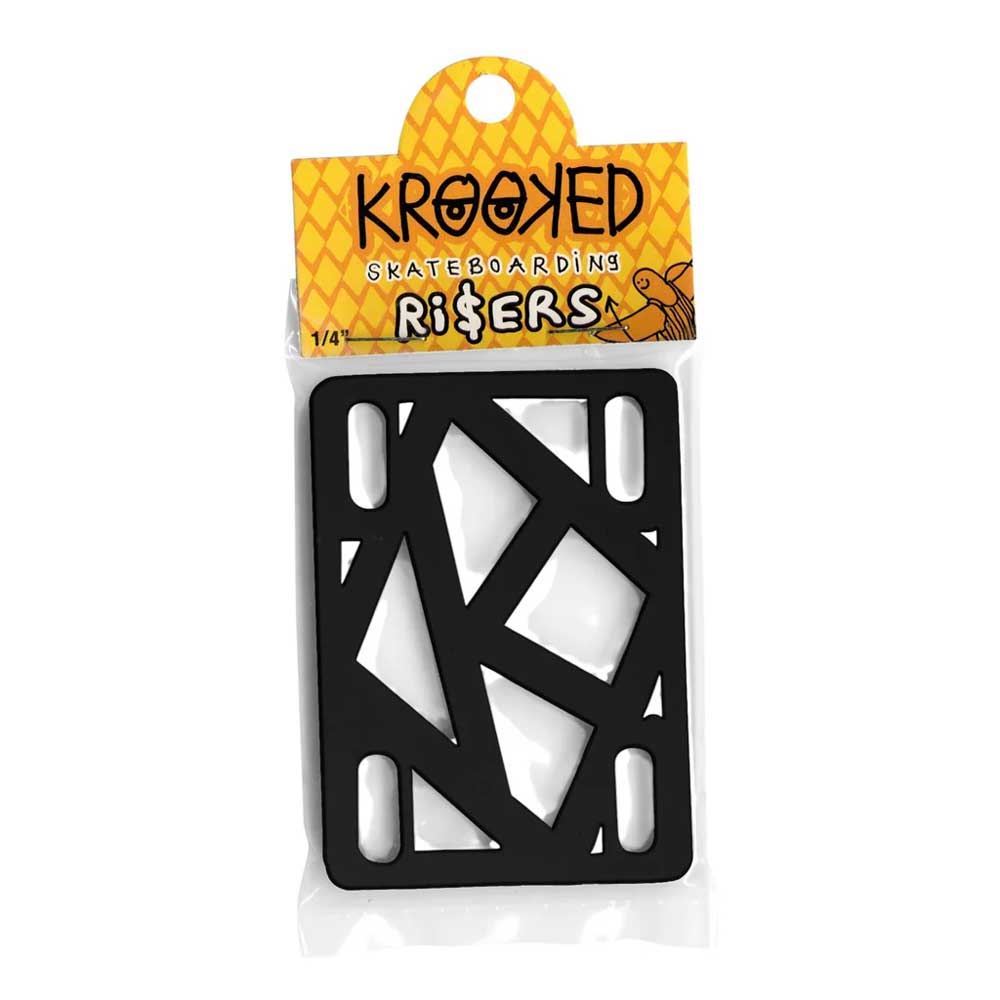 Krooked 1/4" Riser Pads (Black)