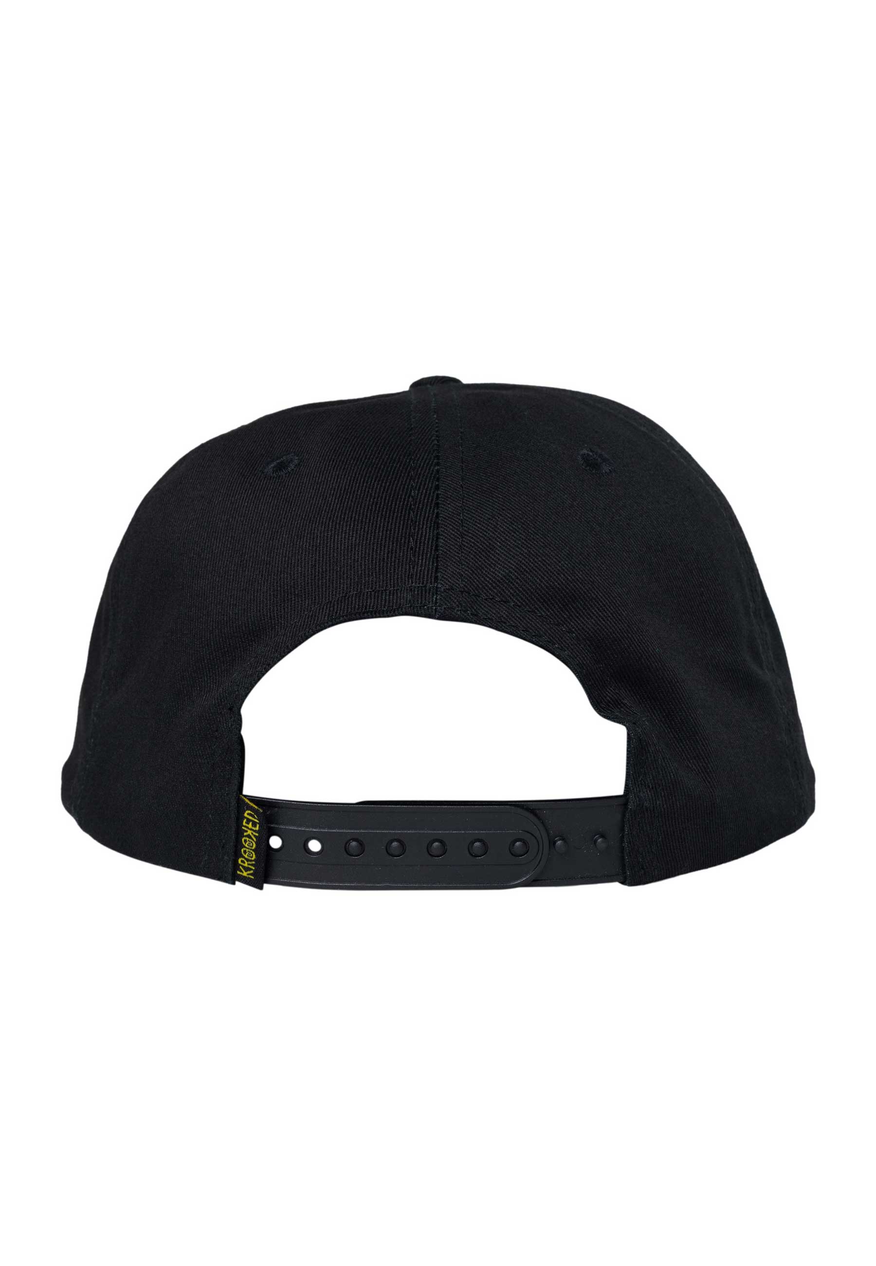Krooked 'Tarragon' 5 Panel Cap (Black / White)