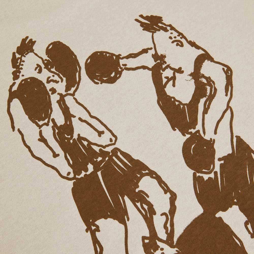 Last Resort X Julian Smith 'Boxers' T-Shirt (Khaki / Brown)