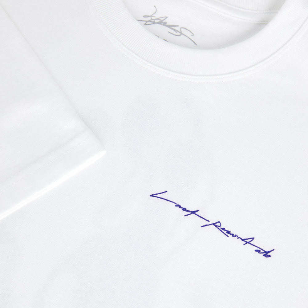 Last Resort X Julian Smith 'Boxers' T-Shirt (White / Dirty Blue)