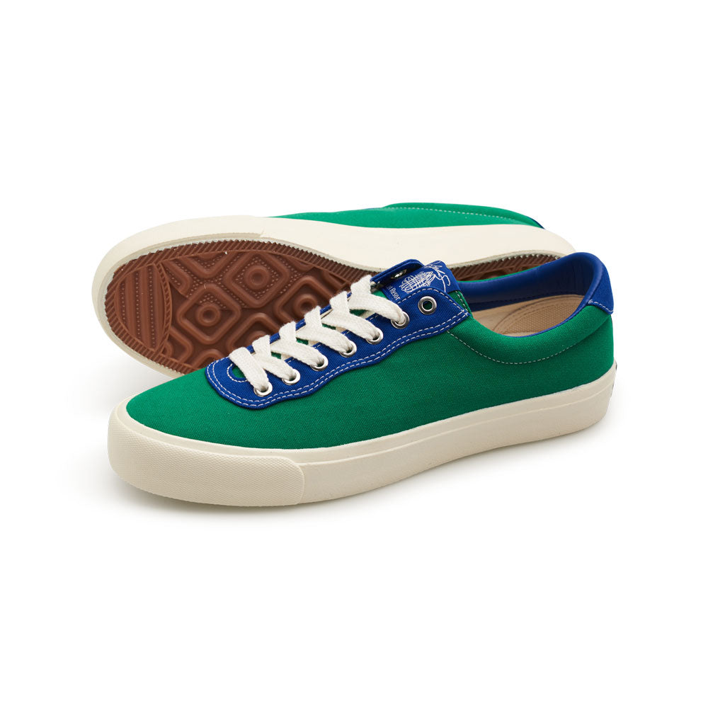 Last Resort X Julian Smith 'VM001 Canvas Lo' Skate Shoes (Kelly Green / Klein Blue)