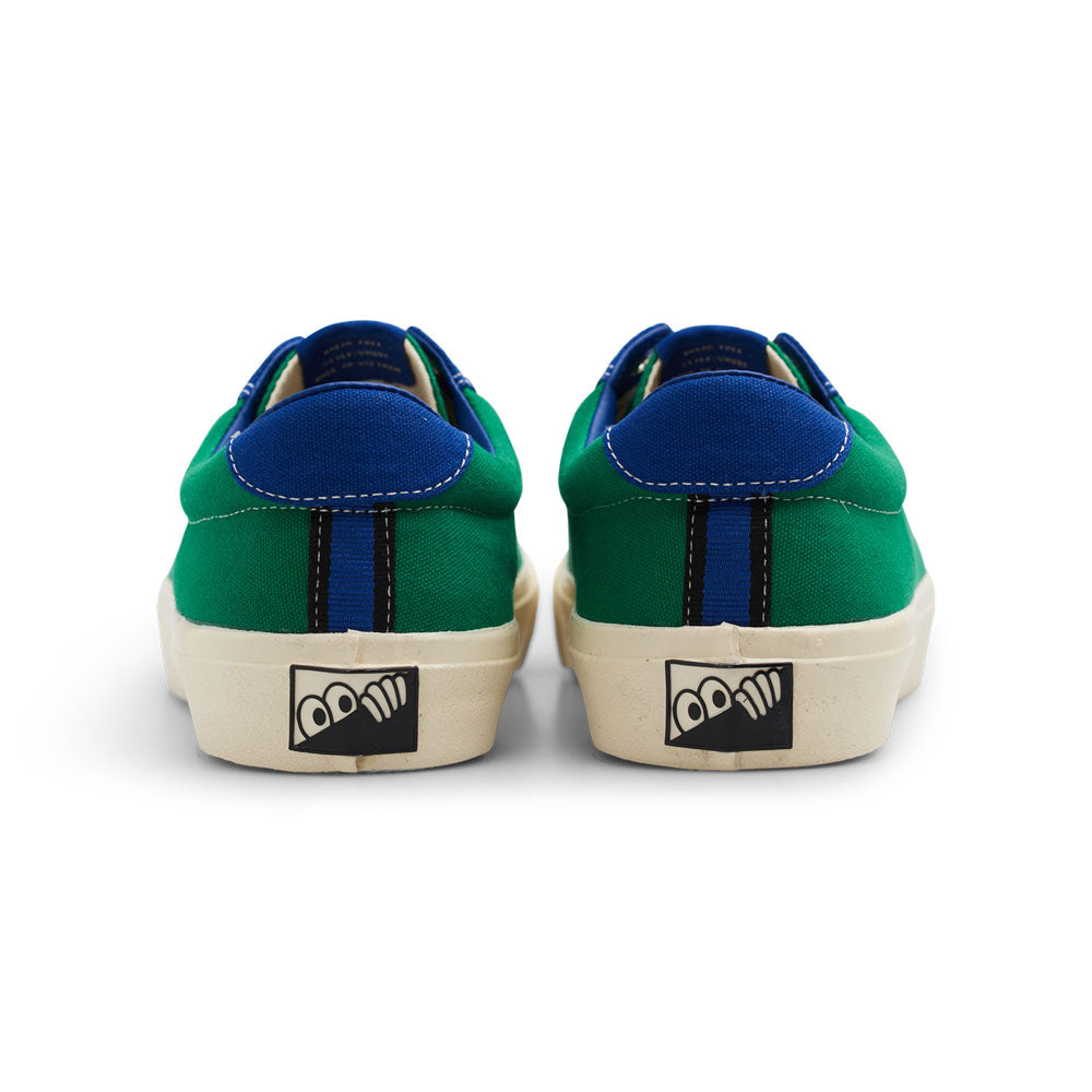 Last Resort X Julian Smith 'VM001 Canvas Lo' Skate Shoes (Kelly Green / Klein Blue)