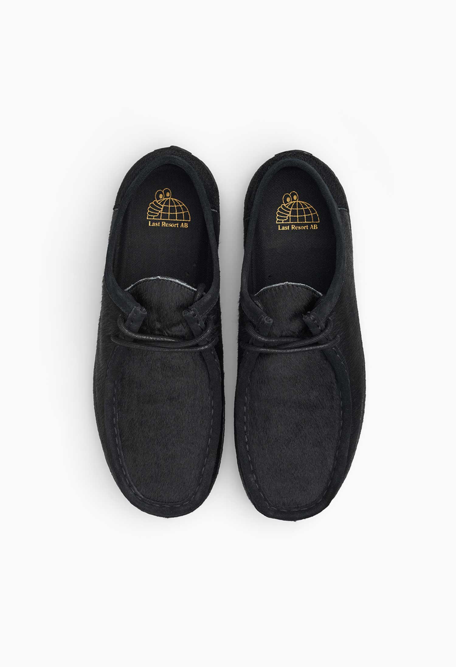 Last Resort 'VM006 Moc Lo Pony Hair Leather' Skate Shoes (Black / Black)