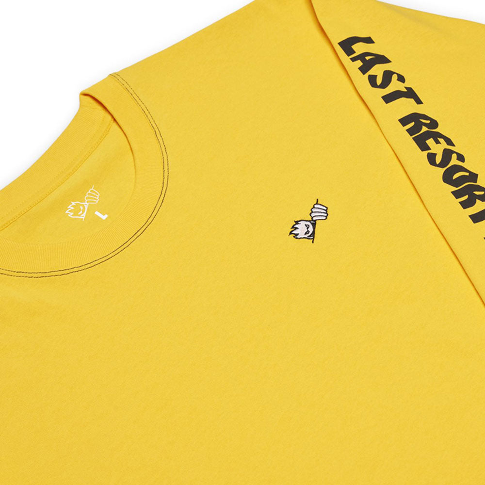 Last Resort X Spitfire 'LRXSF' Long Sleeve T-Shirt (Yellow)