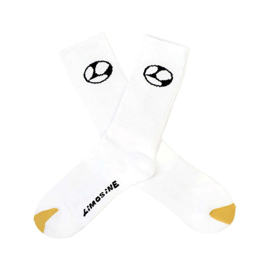 Limosine 'Limo Gold Toe' Socks (White)