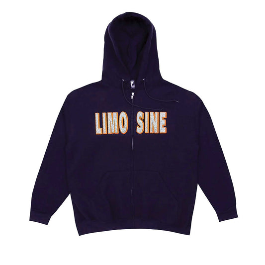 Limosine 'Sparkle' Zip-Up Hood (Navy)