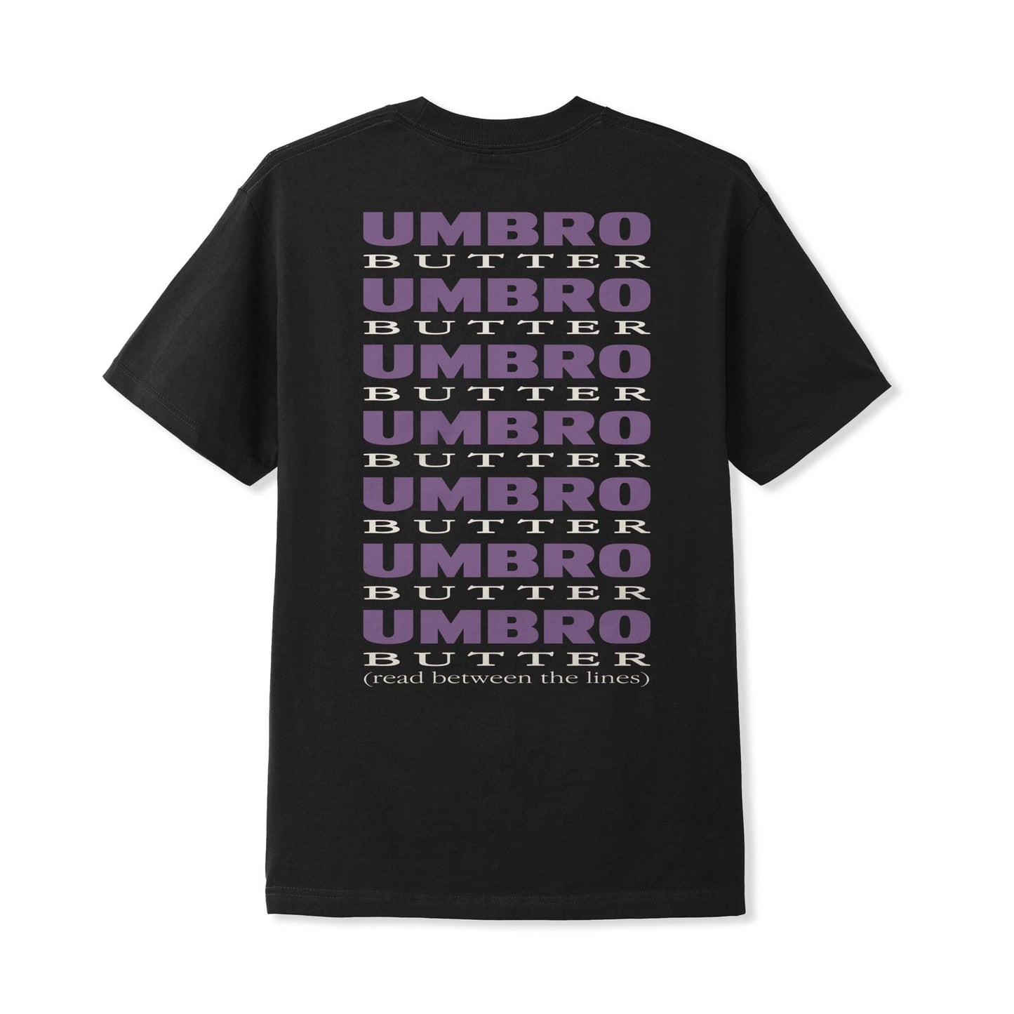 Butter Goods X Umbro 'Lines' T-Shirt (Black)