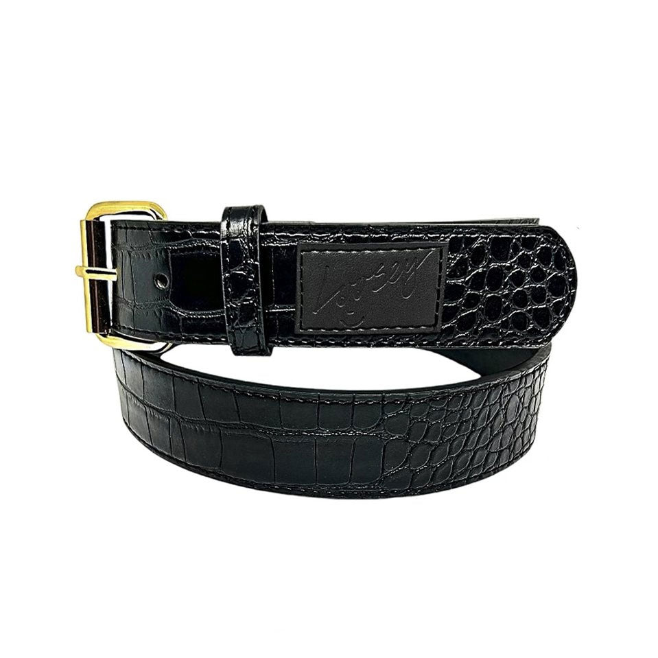 Loosey 'Black Croc Skin' Belt