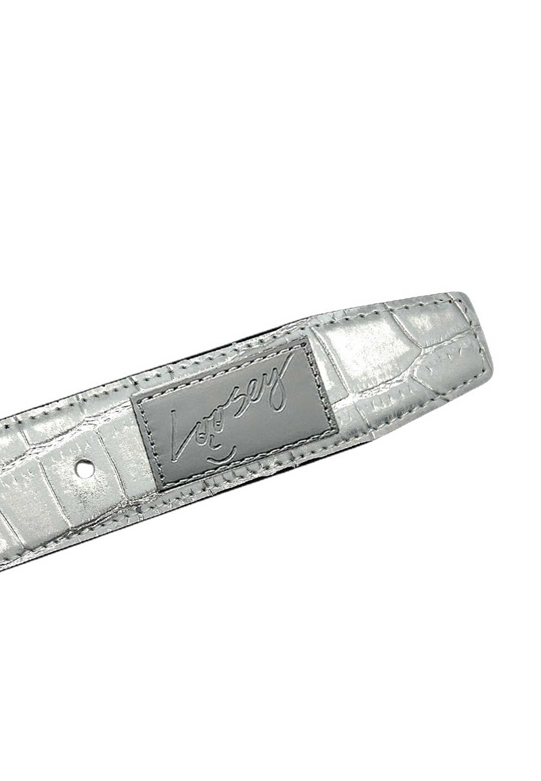 Loosey 'Premium Croc' Belt (Silver Surfer)