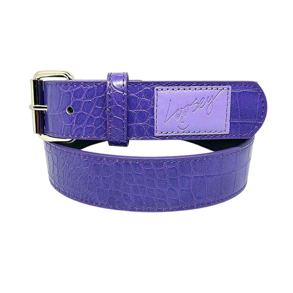 Loosey 'Croc Skin' Belt (Purple)
