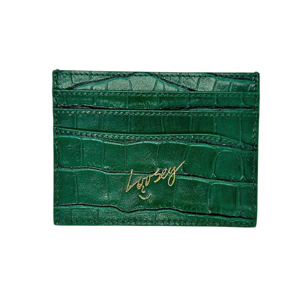 Loosey 'Croc Skin' Card Holder (Green)