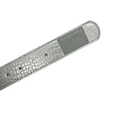 Loosey 'Silver Croc Skin' Belt