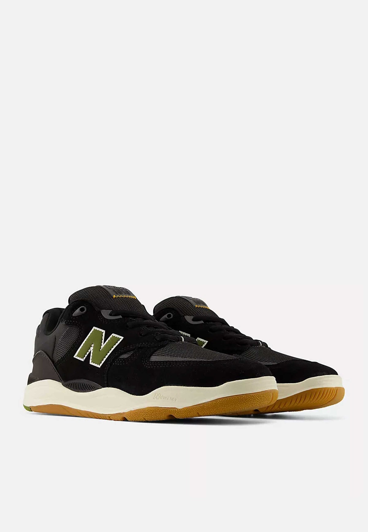 New Balance Numeric 'Tiago 1010' Skate Shoes (Black / Dark Olivine)