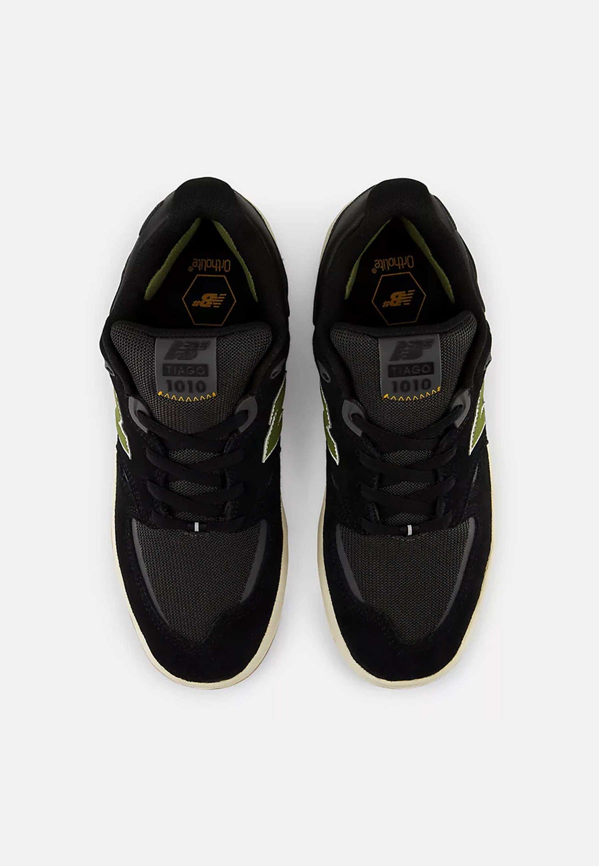 New Balance Numeric 'Tiago 1010' Skate Shoes (Black / Dark Olivine)
