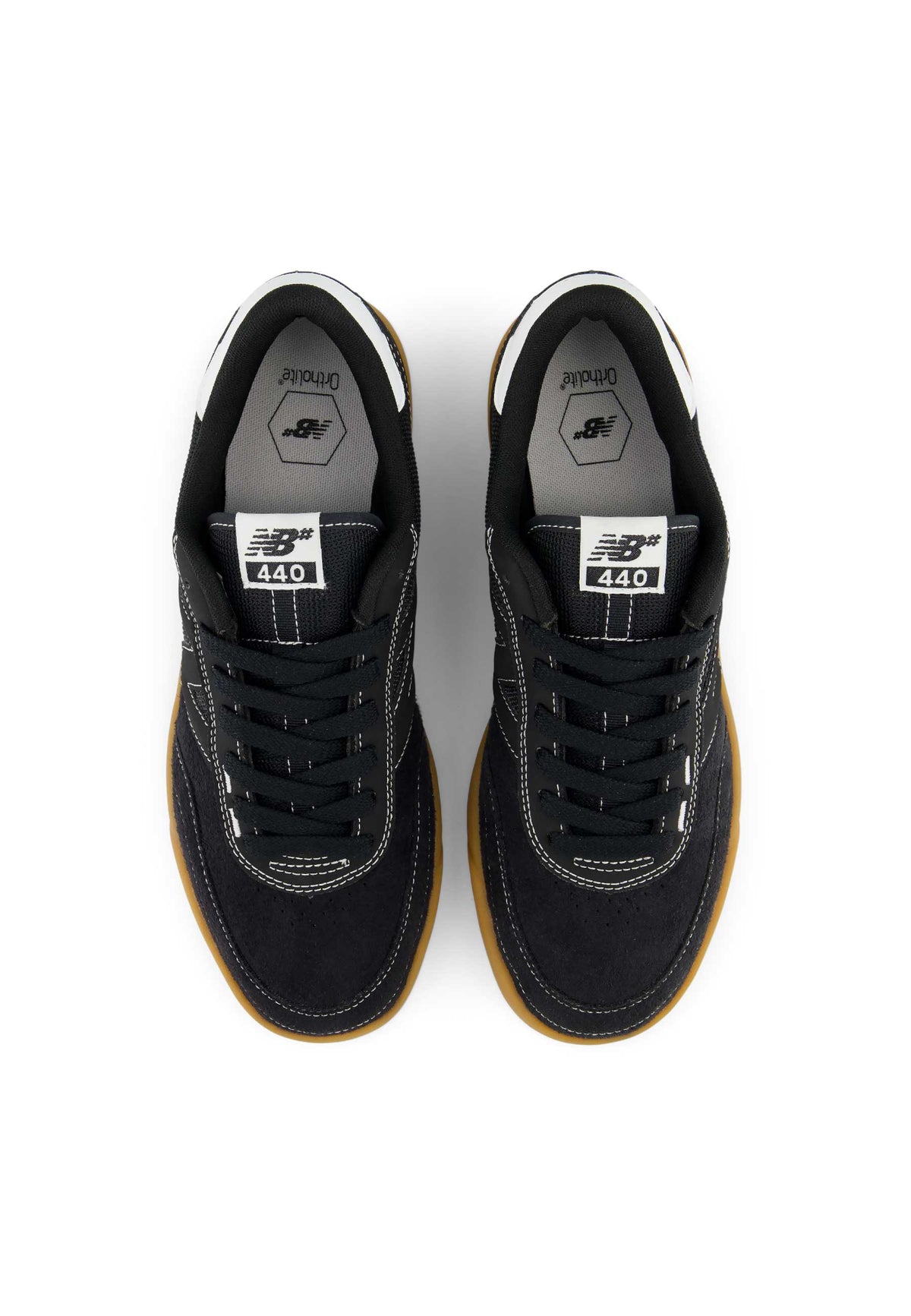 New Balance Numeric '440v2 Low BVS' Skate Shoes (Black / White)