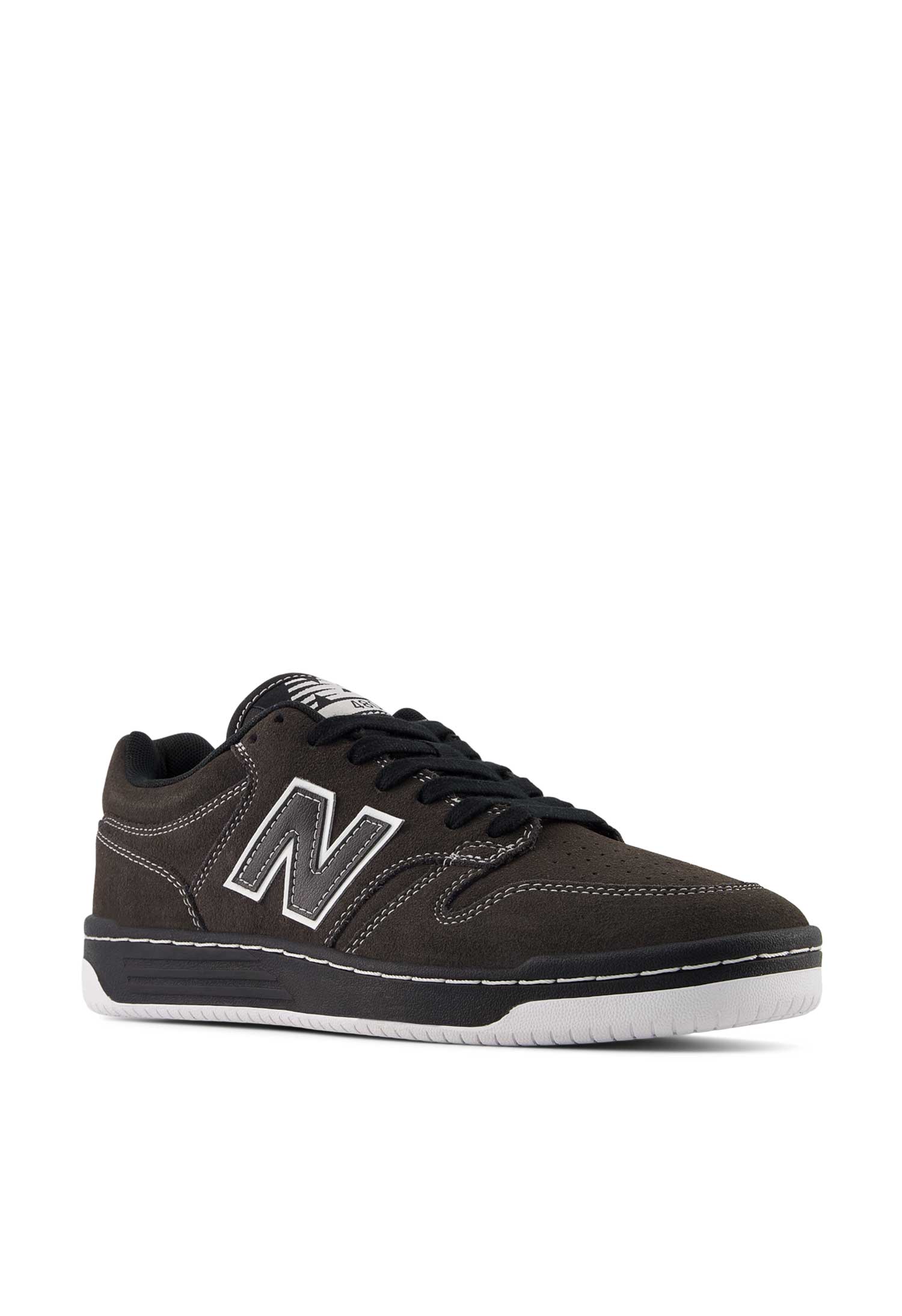 New Balance Numeric '480 CSS' Skate Shoes (Black Cement / White)